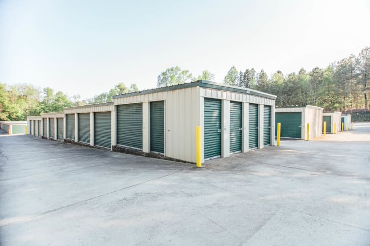 Exterior view of our self storages in Durham, NC
