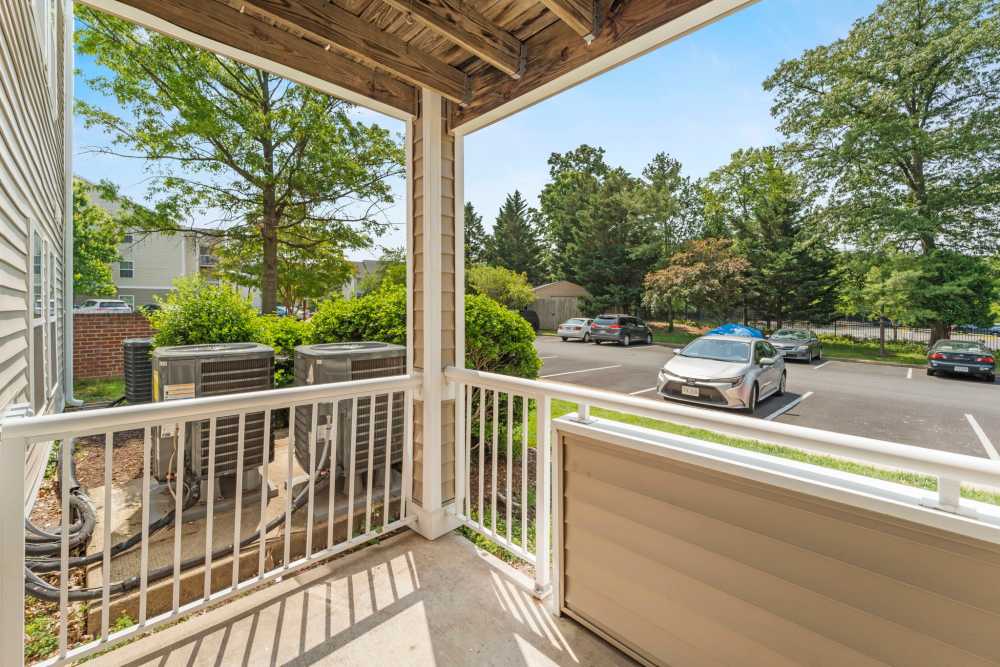 Balcony at Dulles Center Apartments in Herndon, Virginia