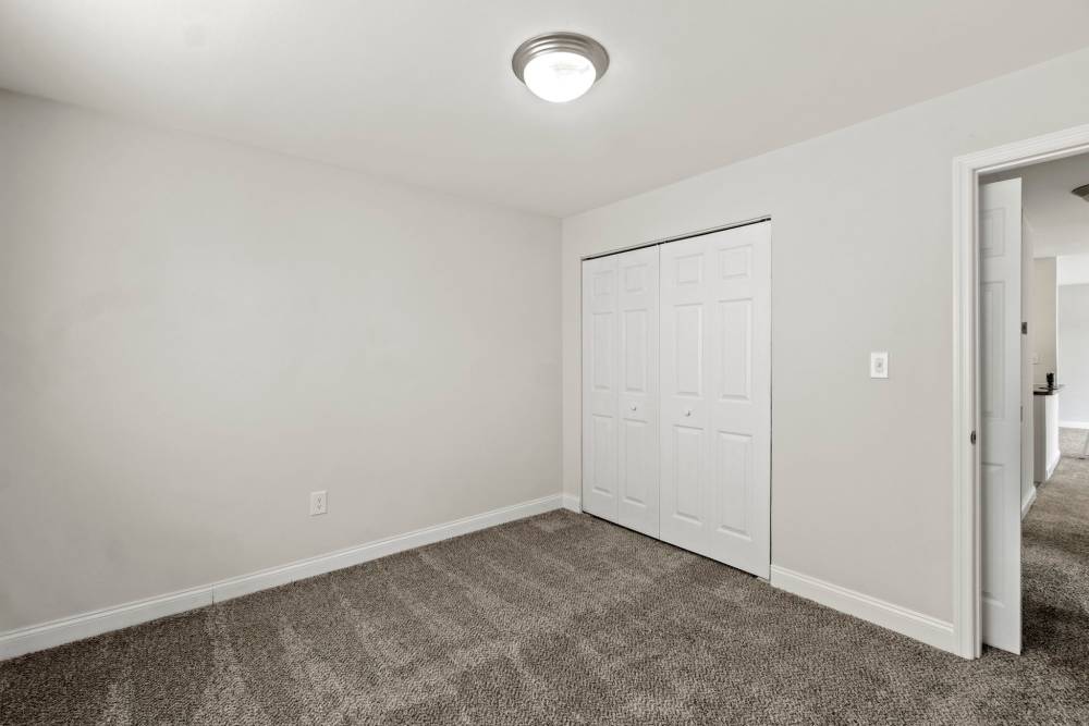 Spacious closets in the bedroom at Chesapeake Landing Apartments in Landover Hills, Maryland