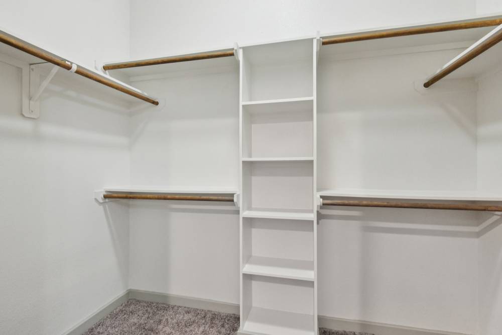 closet space at Rivera on Broadway in San Antonio, Texas