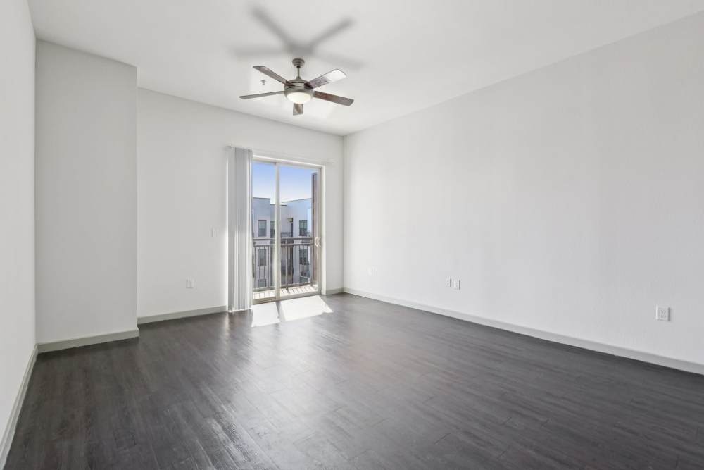empty bedroom space at Rivera on Broadway in San Antonio, Texas