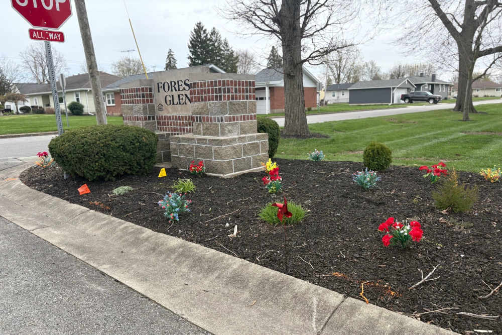 Property signage at Forest Glen in Elwood, Indiana