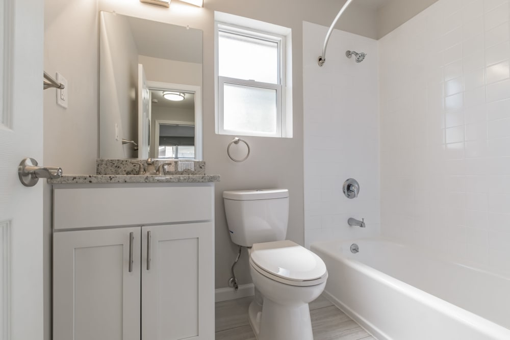 Bathroom at Eagle Rock Apartments at North Plainfield in North Plainfield, New Jersey