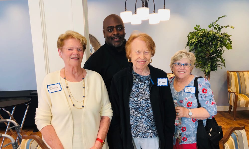 A few future residents at Keystone Place at Wooster Heights in Danbury, Connecticut. 