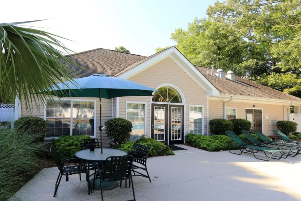 Rendering front entrance of the clubhouse at The Lily in Charleston, South Carolina