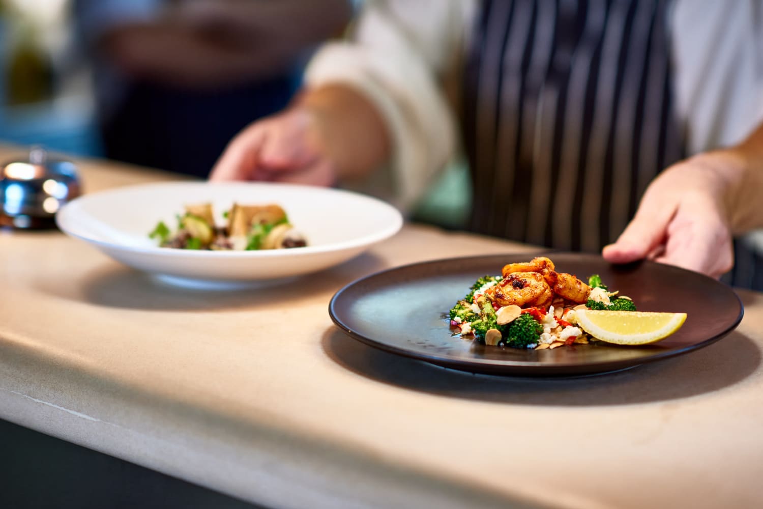 Plates of gourmet food at Ponté Palmero in Cameron Park, California