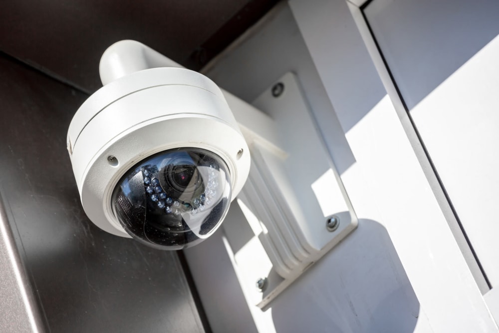 Surveillance cameras and cutting edge security at Trojan Storage of Colton in Colton, California