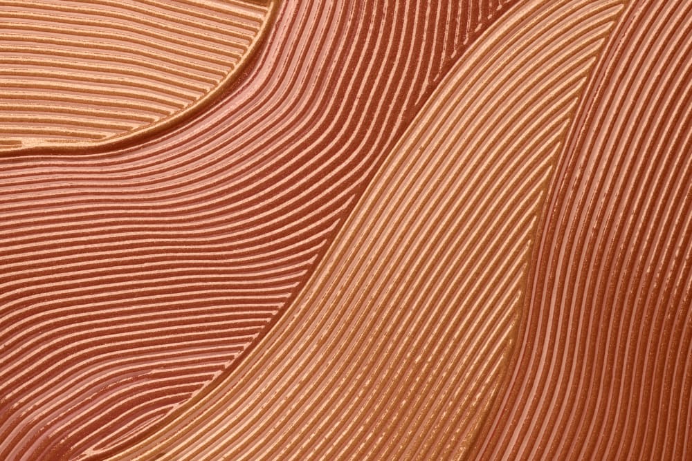 Orange wavy graphic image