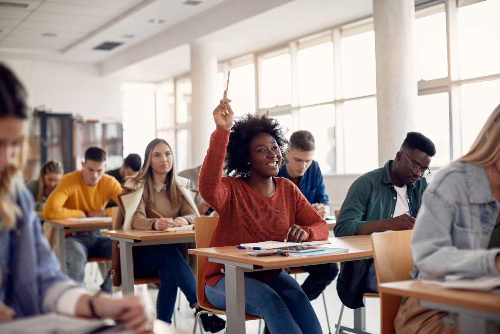 Students in classroom near The Griffon Vero Beach in Vero Beach, Florida