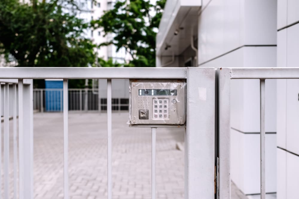 Keypad entry at Stor-Room Mini Storage in Troutdale, Oregon