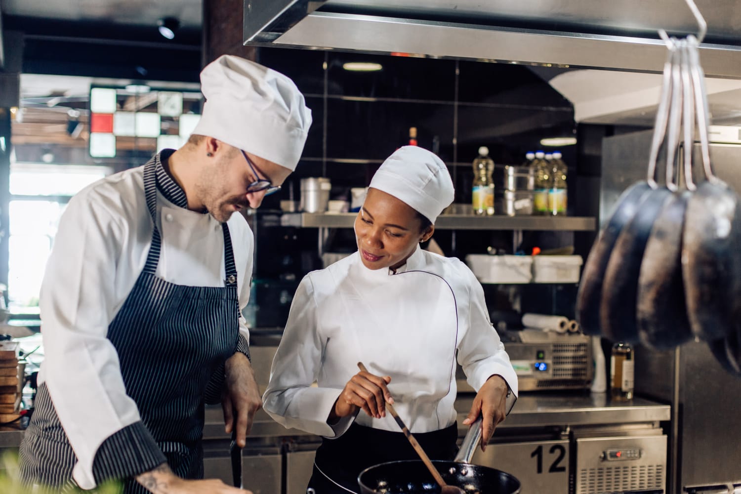 Chef's cooking at Ponté Palmero in Cameron Park, California