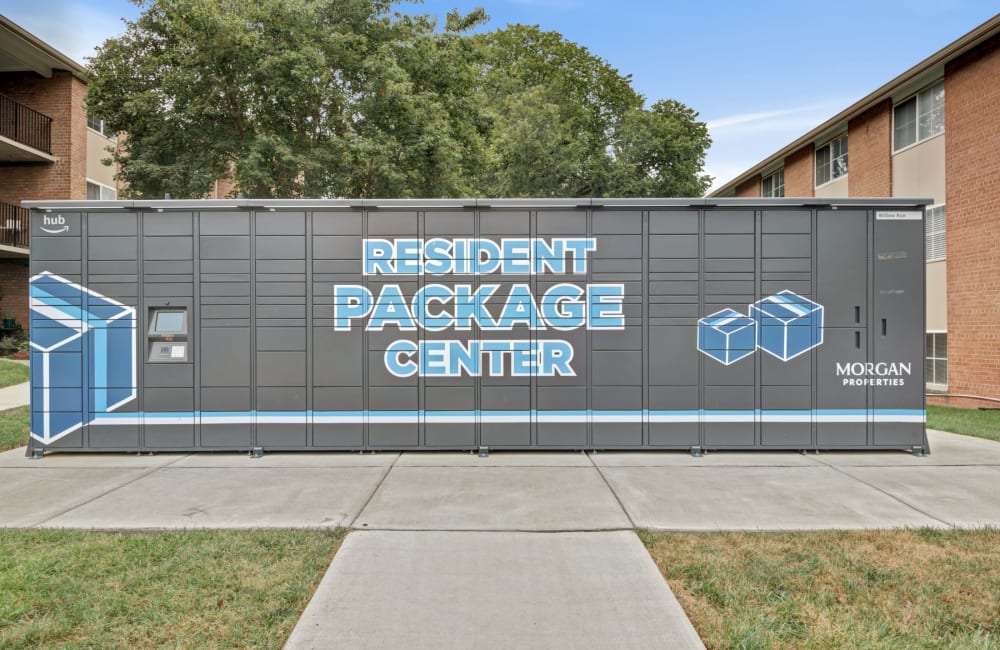 Amazon locker at Willow Run at Mark Center Apartment Homes in Alexandria, Virginia