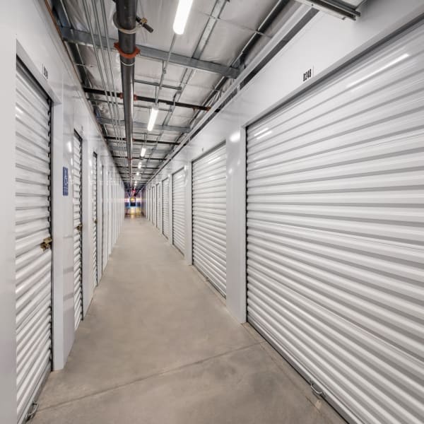 Climate controlled indoor storage units at StorQuest Express Self Service Storage in Sacramento, California