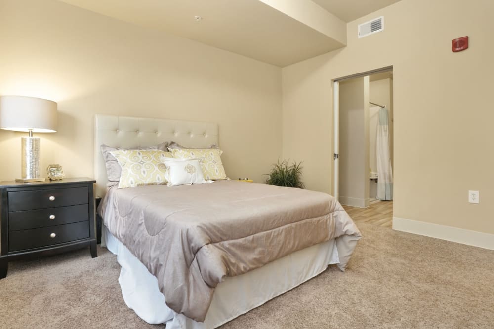 Bedroom in apartment at The Inn at Greenwood Village in Greenwood Village, Colorado