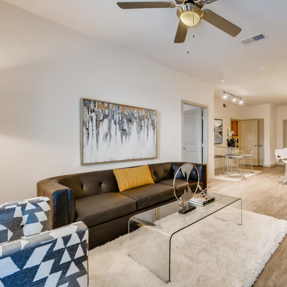 Livingroom at Discovery at Craig Ranch in McKinney, Texas