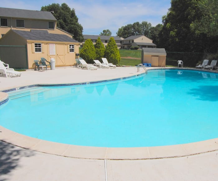 Montgomery Woods Townhomes offers a pool in Harleysville, PA