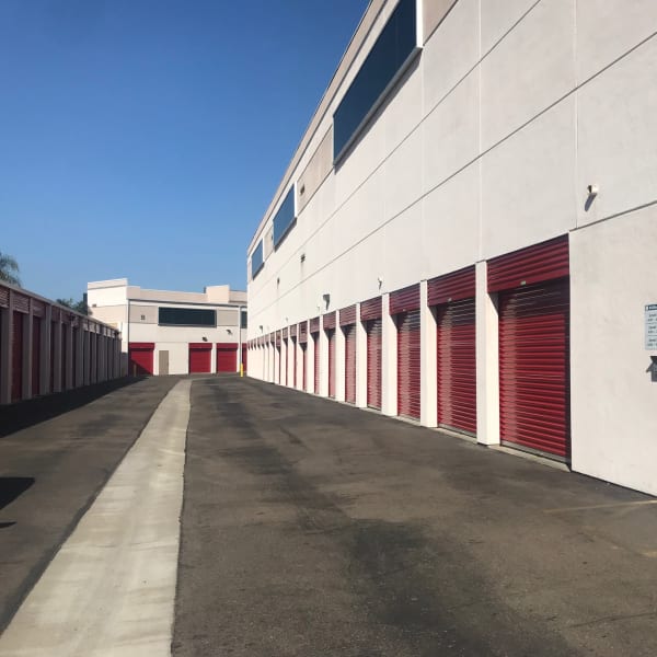 Outdoor units at StorQuest Self Storage in Carlsbad, California