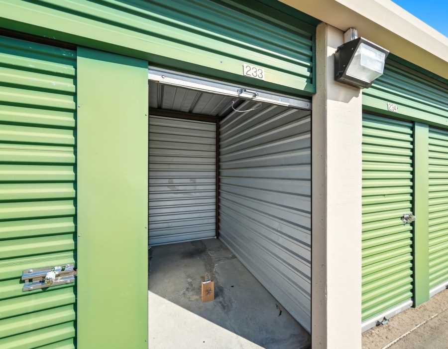 Entrance of storage facility at Storage Hub - Yale in Tulsa, Oklahoma