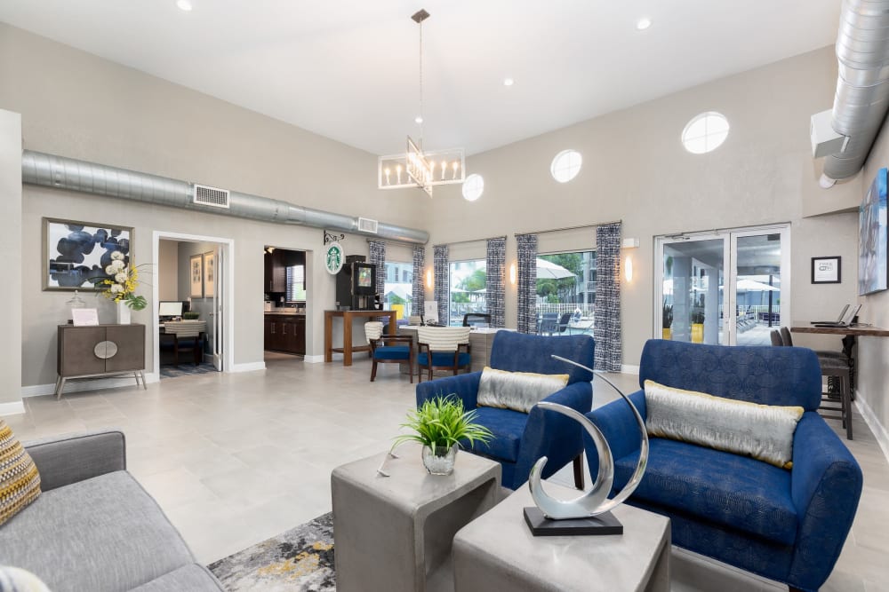 resident lounge area at The Mason in Ladson, South Carolina