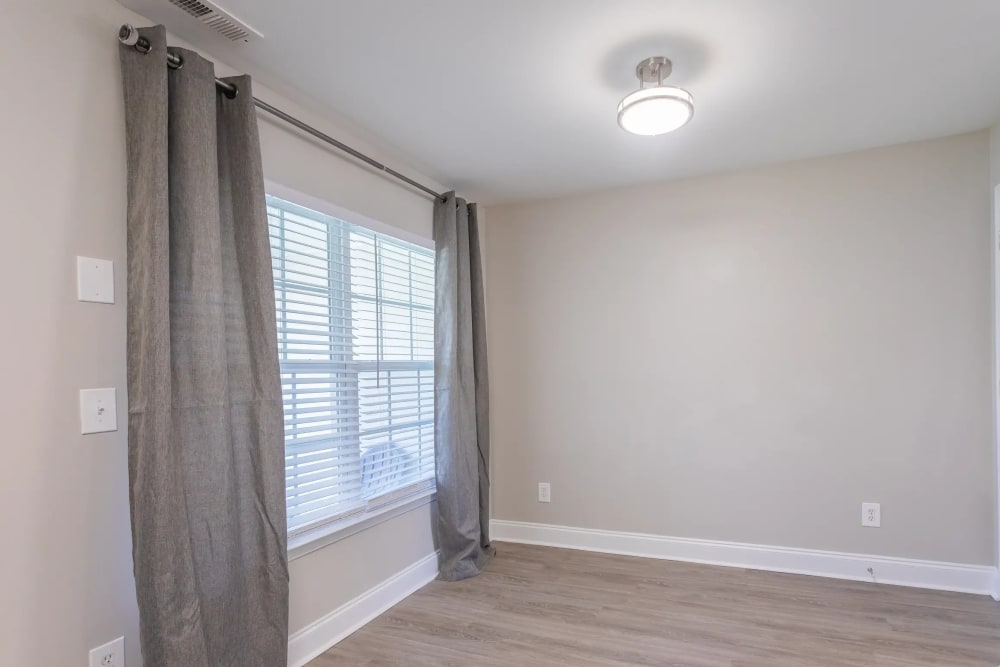 Bedroom with windows at Avalon I Apartments in North Charleston,South Carolina