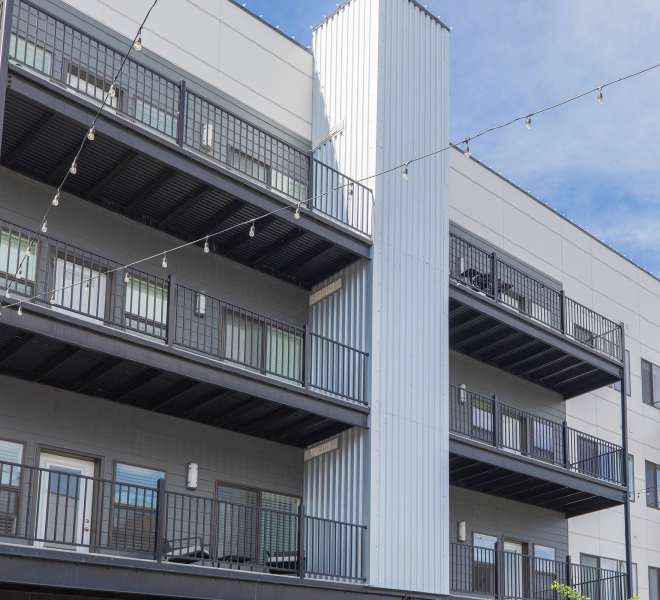 Patio at Shiloh Commons in Billings, Montana 