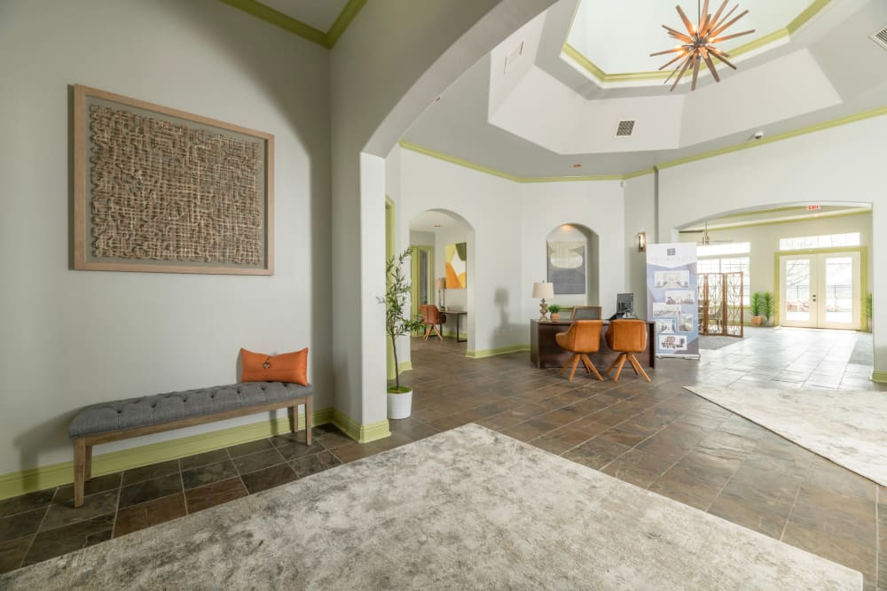 Aesthetically arranged furnitures at 2800 Tranquility in Pearland, Texas
