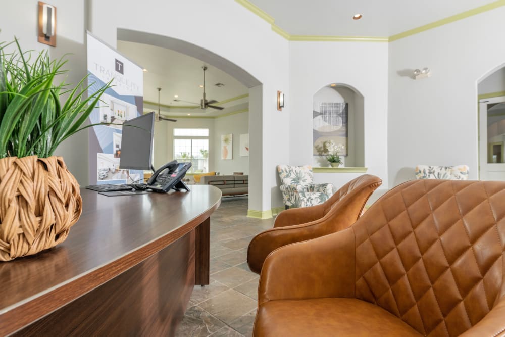 Elegantly made sofas at 2800 Tranquility in Pearland, Texas