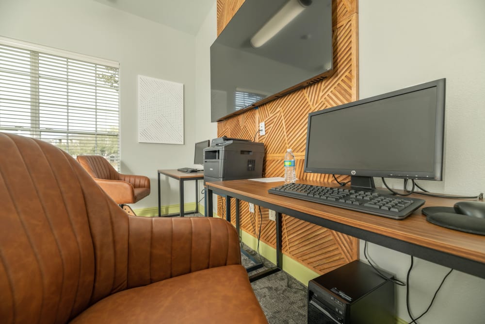 Computer area at 2800 Tranquility in Pearland, Texas
