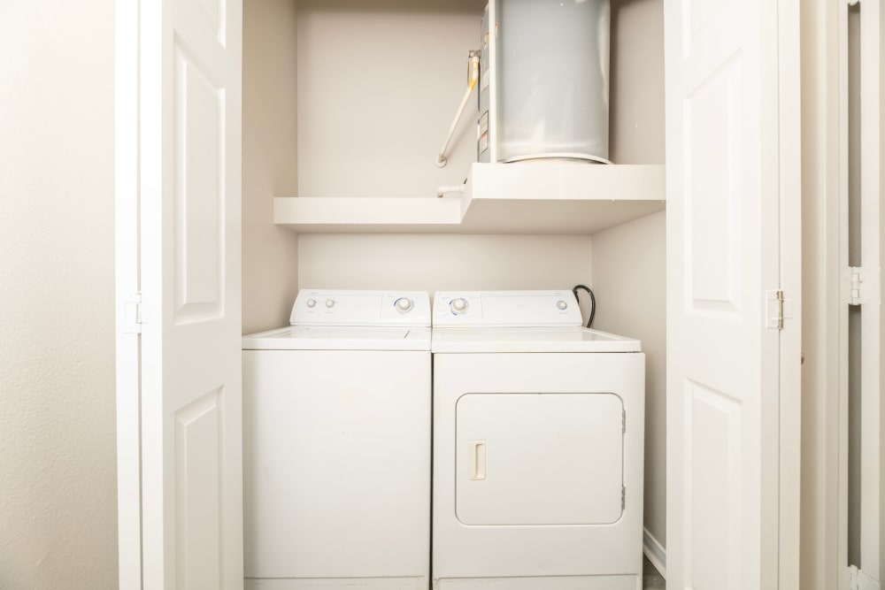 Laundry area at 2800 Tranquility in Pearland, Texas