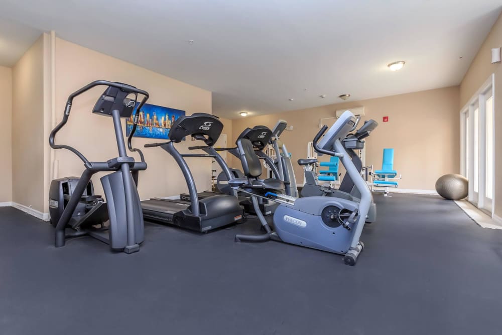 Fitness center at Adagio at Westshore Palms in Tampa, Florida