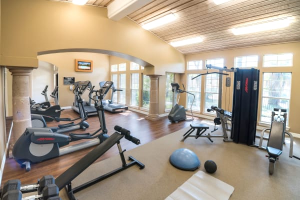 Fitness center at Estates on Frankford