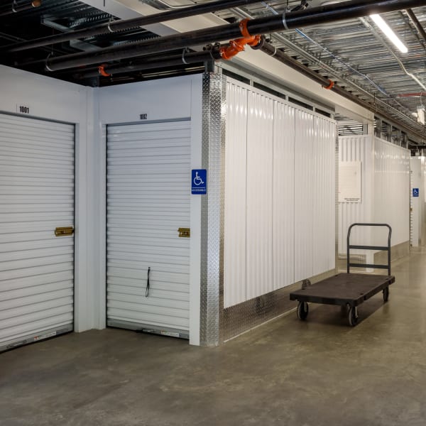 Interior units at StorQuest Self Storage in Seattle, Washington