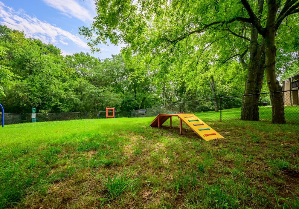 Onsite dog park at The Hamilton in Hendersonville, Tennessee