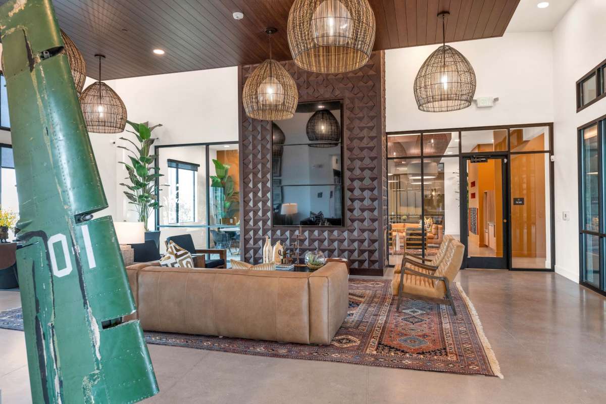 Stylish clubhouse at Hangar at Thunderbird, Glendale, Arizona