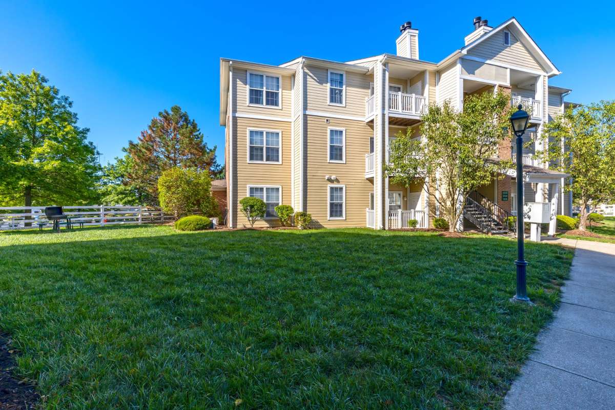 Lush green lawn at Summerwood on Towne Line, Indianapolis, Indiana