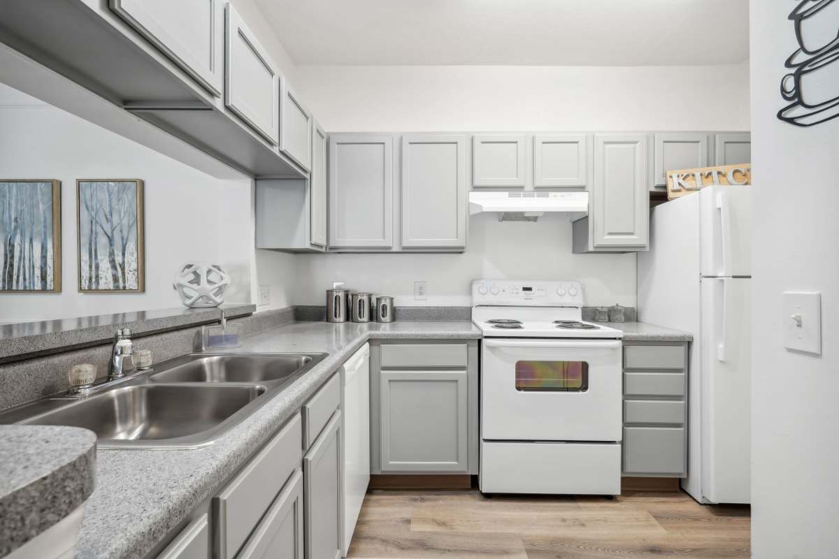 Spacious kitchen at Summerwood on Towne Line, Indianapolis, Indiana