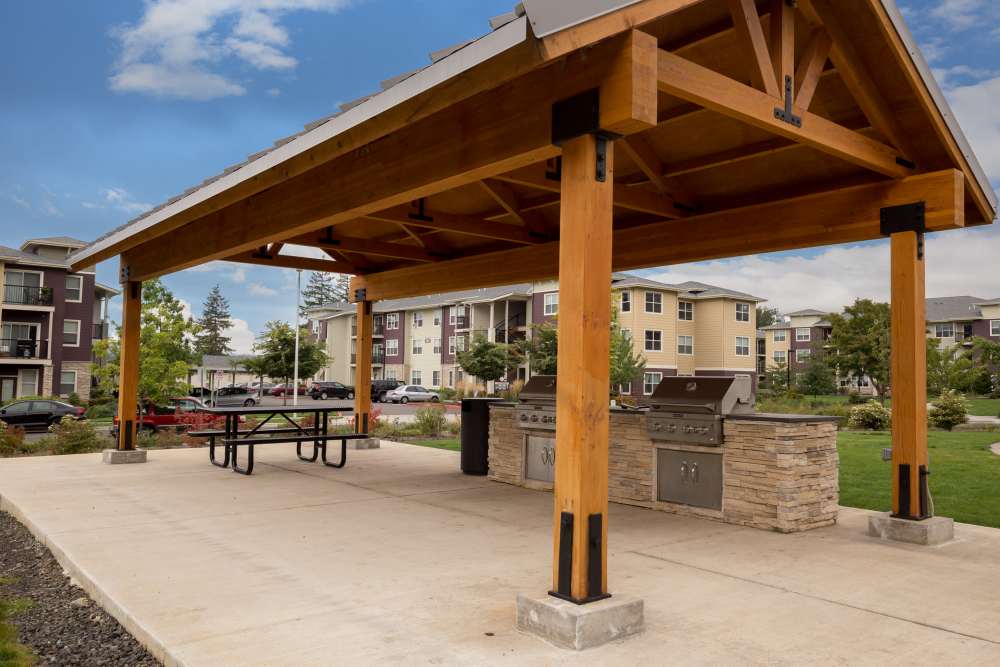 Covered Community BBQ at Terrene at the Grove in Wilsonville, Oregon