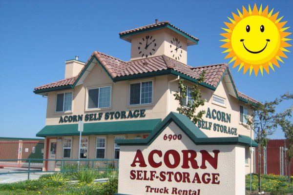 The exterior of Acorn Self Storage - Brentwood in Brentwood, California