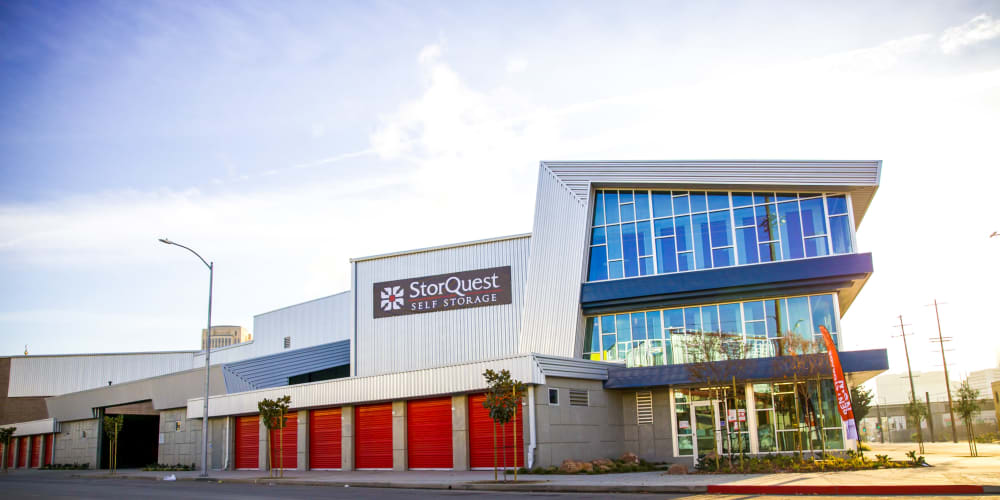 Street view of StorQuest Self Storage in Los Angeles, California