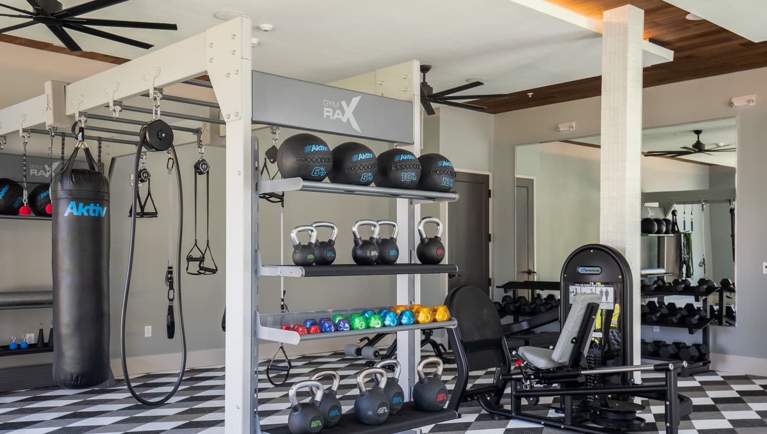 Community gym at Olympus Latitude in Albuquerque, New Mexico