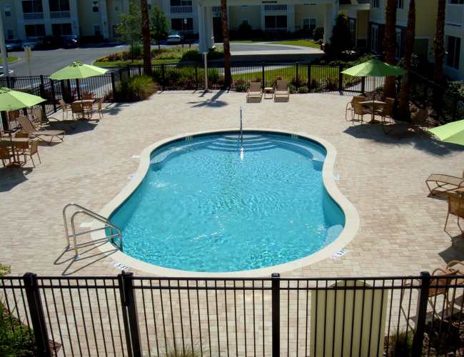 Swimming pool at Journet Place in Port Richey, Florida
