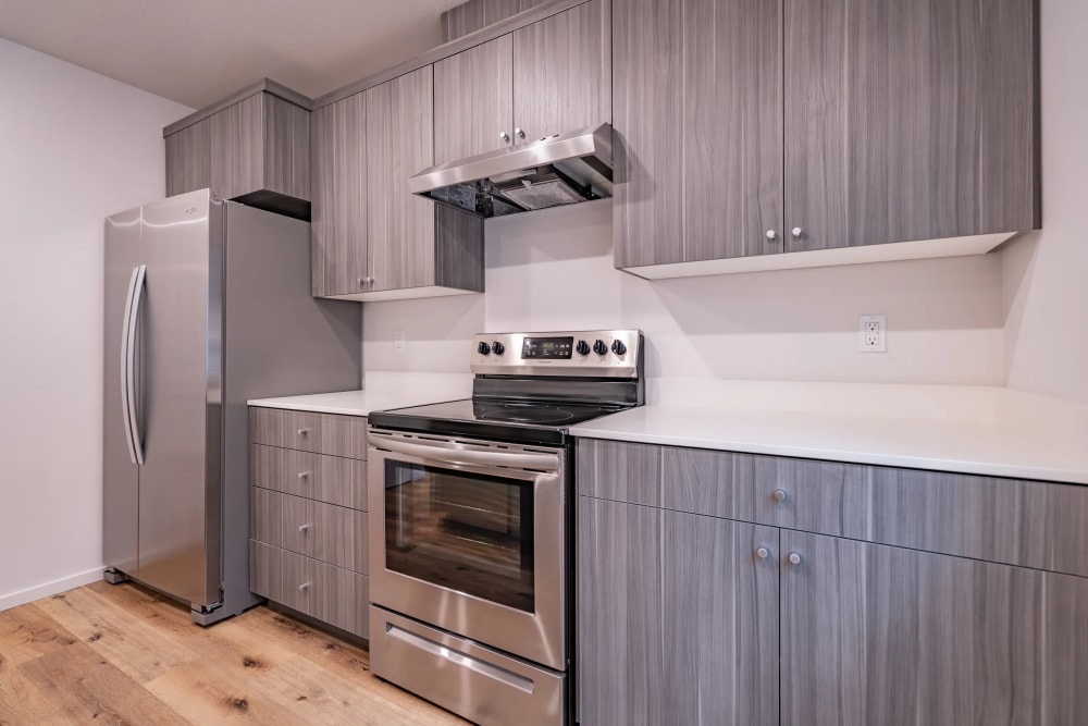 Modern kitchen at Ridgeline View in Vancouver Washington