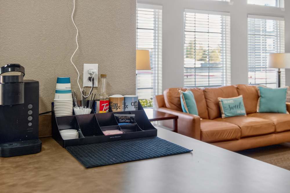 Coffee machine at Lakeside in Mt Pleasant, Texas