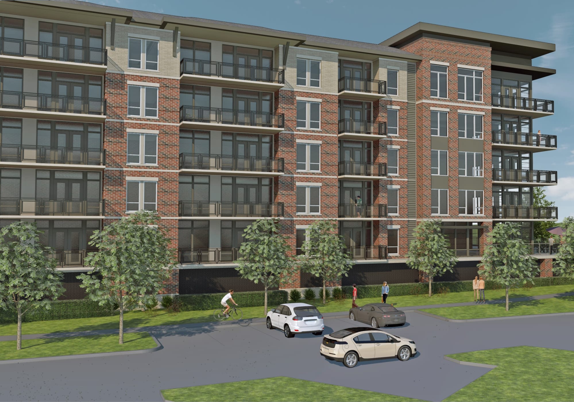 Exterior building at The Landing at Lakewood Harbour in Lexington, Kentucky