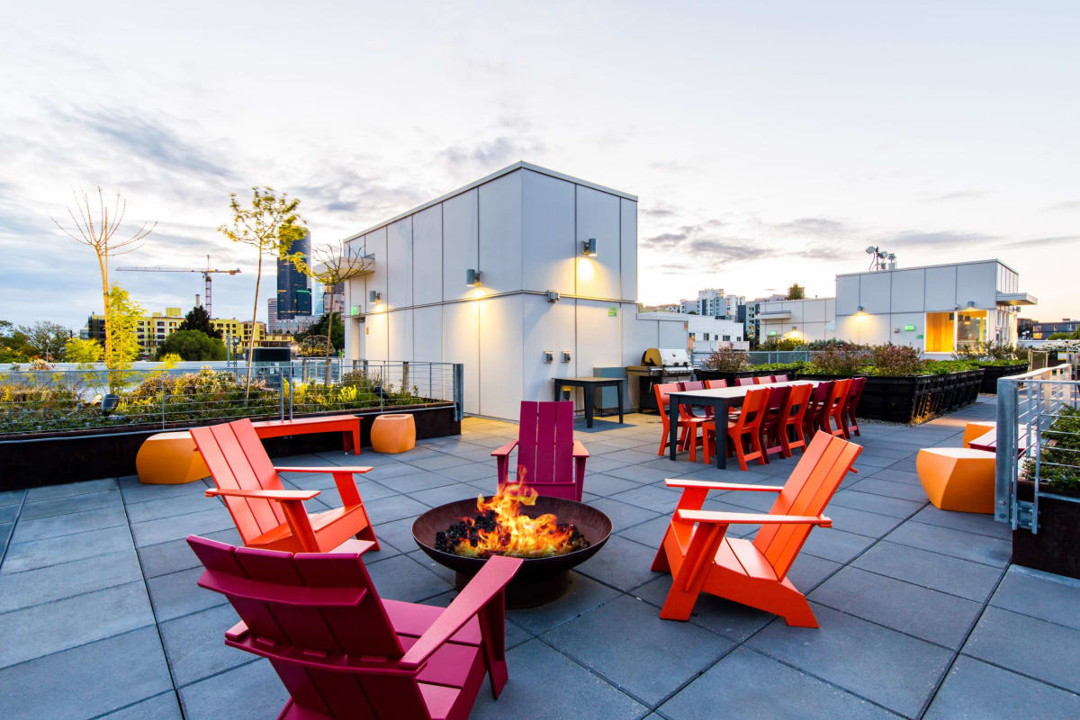Rooftop lounge at Anthem on 12th in Seattle, Washington