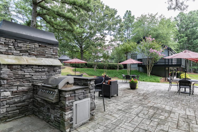 Beautiful outdoor area at The BelAire Apartment Homes in Marietta, Georgia