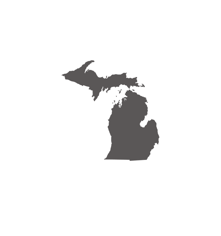 Custom graphics for michigan state at AMP Residential in Grand Rapids, 