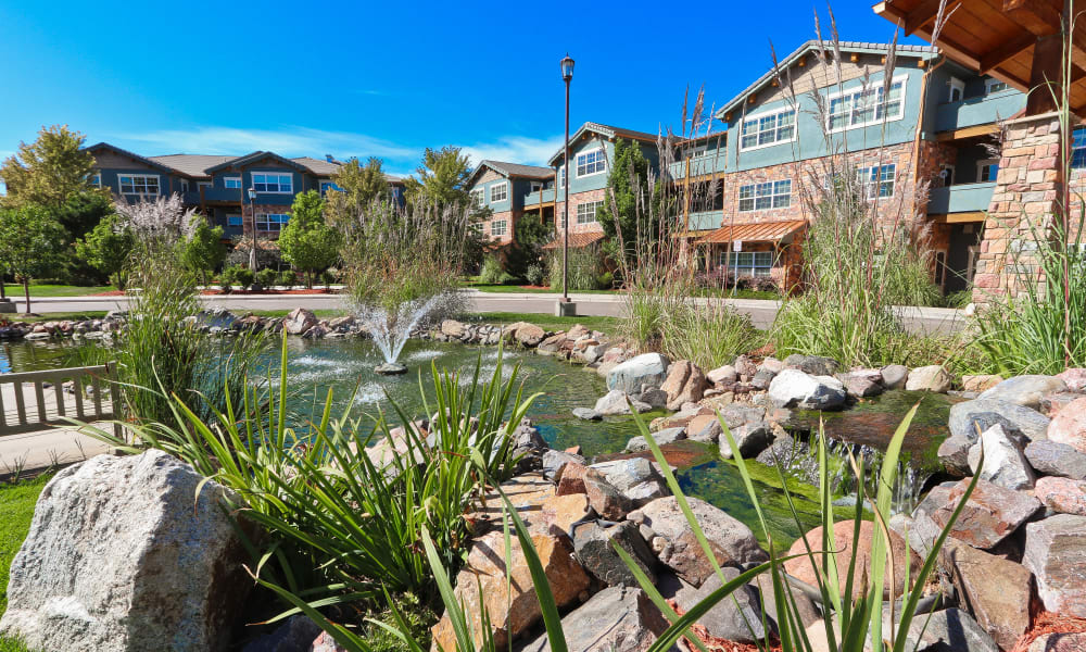 outdoor views of Keystone Place at Legacy Ridge in Westminster, Colorado