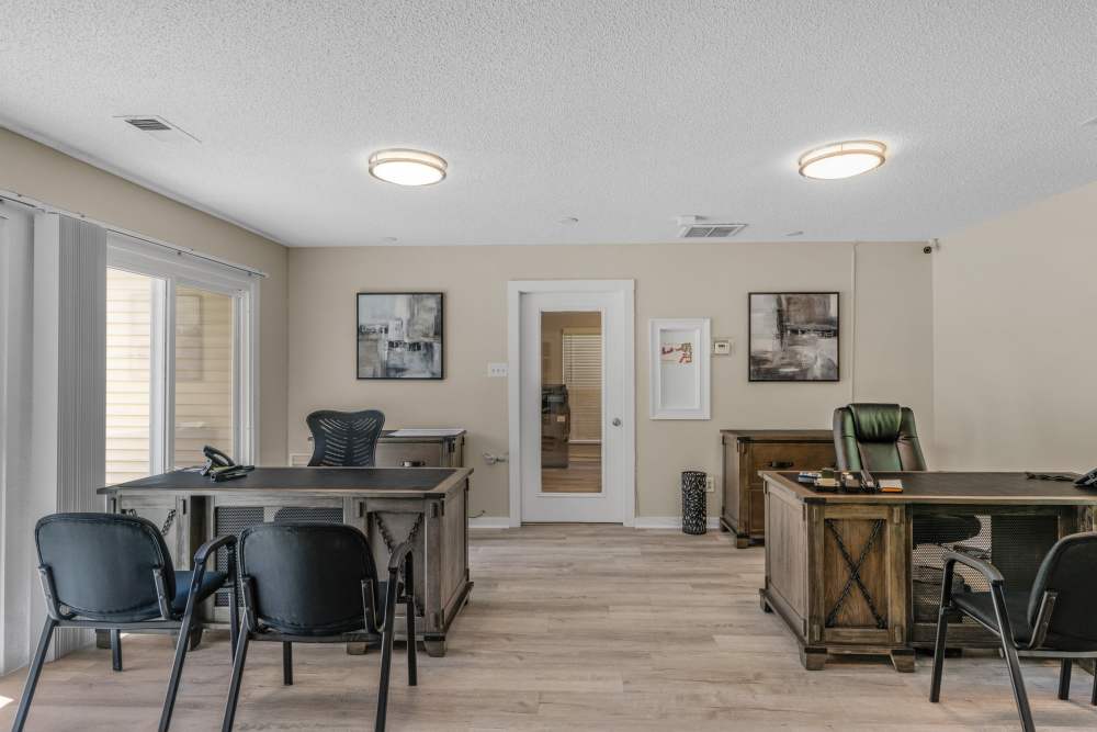 Office room at Devonwood Apartment Homes in Charlotte, North Carolina