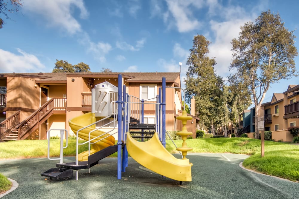 Children's play structure at Terra Nova Villas in Chula Vista, California